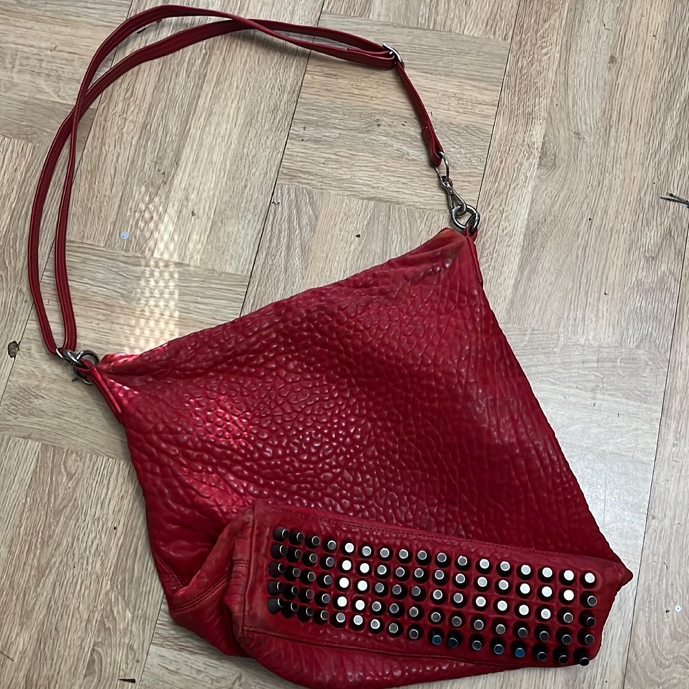 Alexander Wang Hobo. Elephant skin leather good condition. Magnetic closure.